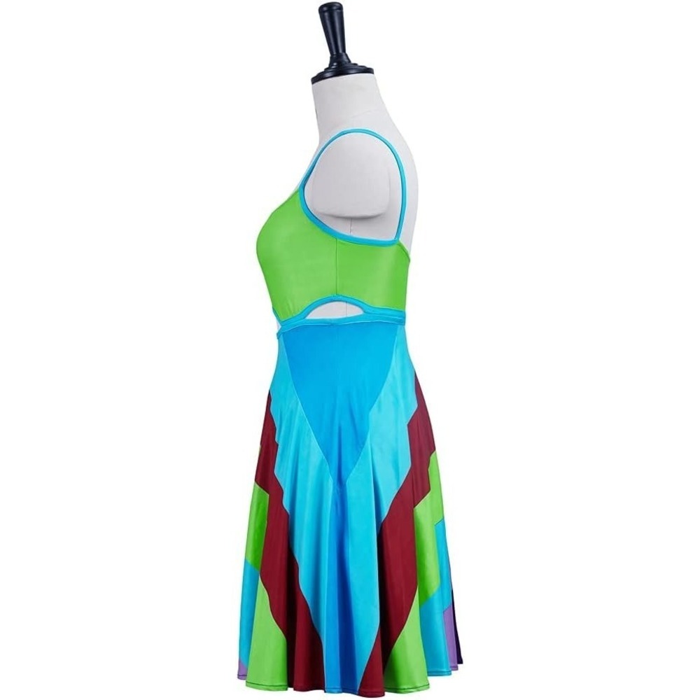 13 Going On 30 Jenna Rink Movie Costume Dress Medium Rainbow Y2K Size XL XXL - Picture 3 of 4